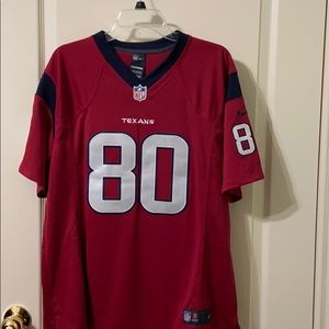 A. Johnson 80  Texans Jerseys on Field  XXL